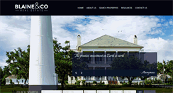 Desktop Screenshot of blaineandco.com